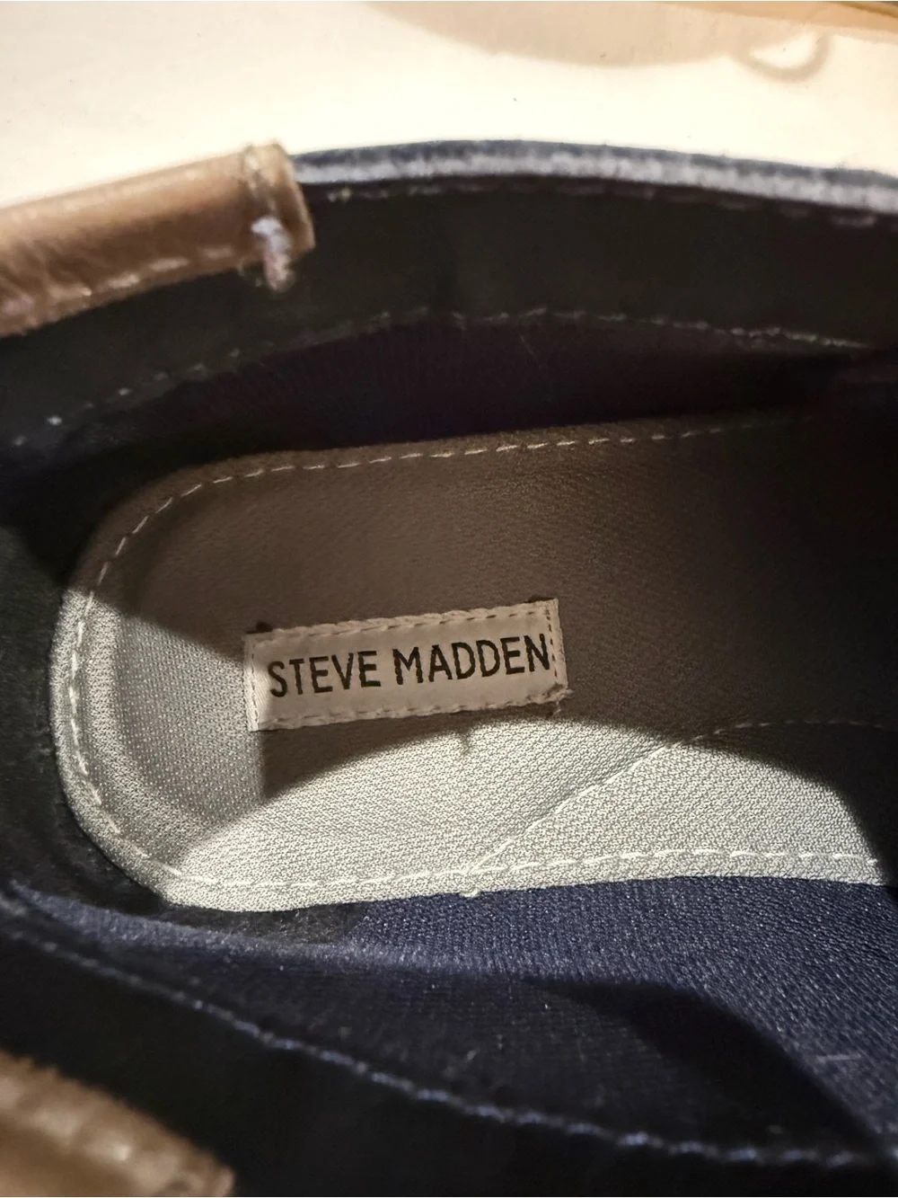 Steve Madden Two-Tone Blue Canvas Chukka Boots